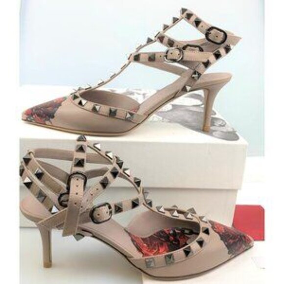 NIB Authentic Valentino Special Edition Pumps In Nude Pink - Picture 2 of 9